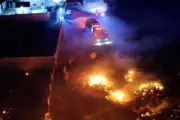Consume incendio dos tejabanes en García, Nuevo León; no hay heridos
