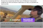 Desmienten video viral: No es captura de 'El Menchito' sino de 'El Espíritu'