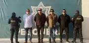 Detienen a cuatro falsos empleados municipales por extorsión en Pesquería, Nuevo León