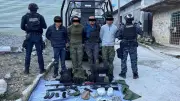 Detienen en Chiapas a cuatro presuntos del CJNG por amenazas en lengua tsotsil