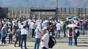 Docentes del SNTE Sección 14 en paro indefinido y protesta en Chilpancingo