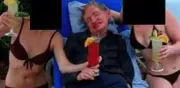 Documentos de Epstein vinculan a Stephen Hawking con foto en bikini; familia rechaza insinuaciones