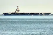 El portaaviones USS Gerald Ford arriba a Israel en medio de tensiones regionales