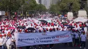 Frente Nacional por las 40 Horas Lidera Protestas en CDMX con Múltiples Movilizaciones