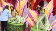 Fátima Bosch se desmaya en carnaval de Ecuador: video viral causa alarma