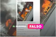 Imagen falsa de Ibero León incendiada se viraliza tras abatimiento de 'El Mencho'