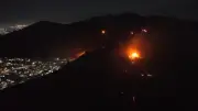 Incendio forestal de gran magnitud en Sierra de Guadalupe moviliza a brigadas en Tlalnepantla