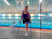 Kimberly, la adolescente que venció el cáncer óseo y es campeona de natación en Chiapas