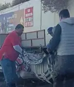 Paciente llega en cobijas al IMSS Zacatecas; familiares denuncian falta de camilla