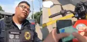 Policía de CDMX pide 'mordida' a motociclista y es grabado en video; resulta suspendido