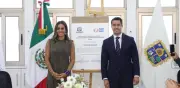 Rojo de la Vega y Macías Olvera firman Carta de Amistad entre Cuauhtémoc y Querétaro
