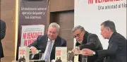 Scherer y Fernández presentan libro sobre López Obrador: 'Ni venganza ni perdón'