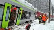 Tren de pasajeros descarrila en los Alpes suizos, múltiples heridos reportados