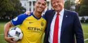 Trump invita a Cristiano Ronaldo a EE.UU. con video de IA y desata rumores sobre la MLS