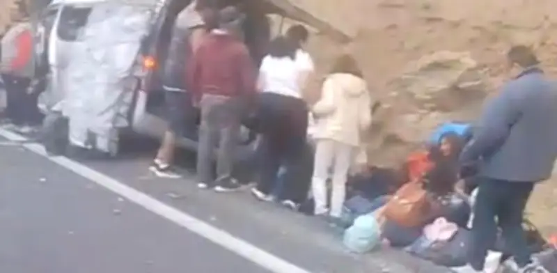 Accidente en la 'Curva del Diablo' deja 14 heridos en carretera México-Veracruz