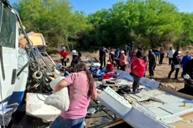 Accidente en Tamaulipas deja 15 mujeres heridas tras volcadura de vehículo