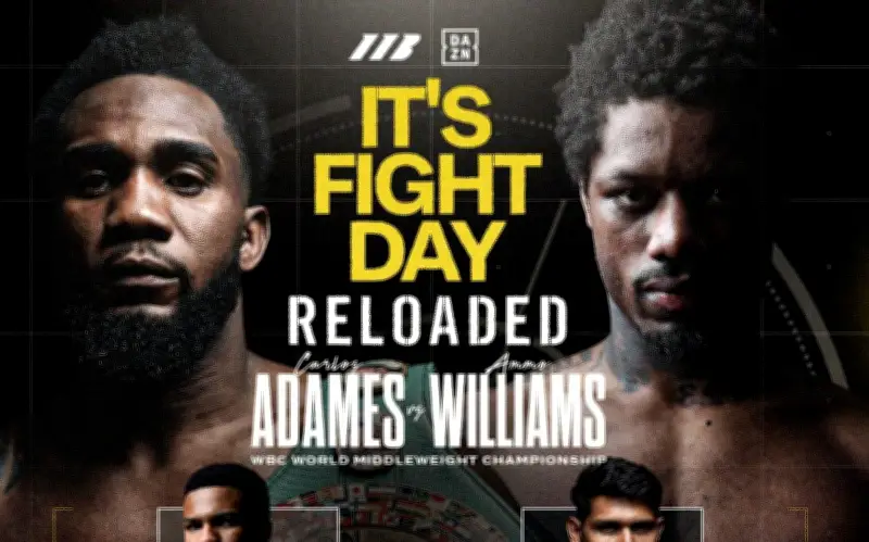 Adames vs Williams: Revancha por el título mundial de peso medio del CMB en Orlando