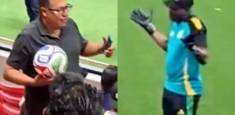 Aficionados mexicanos 'torean' al portero de Jamaica en el Estadio Akron