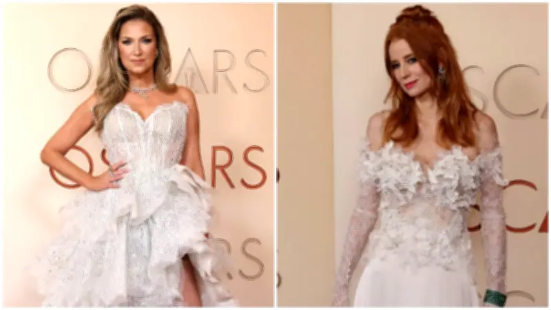 Alfombra Roja Oscar 2026: Nikki Novak y Odessa Rae Brillan en Vestidos Blancos