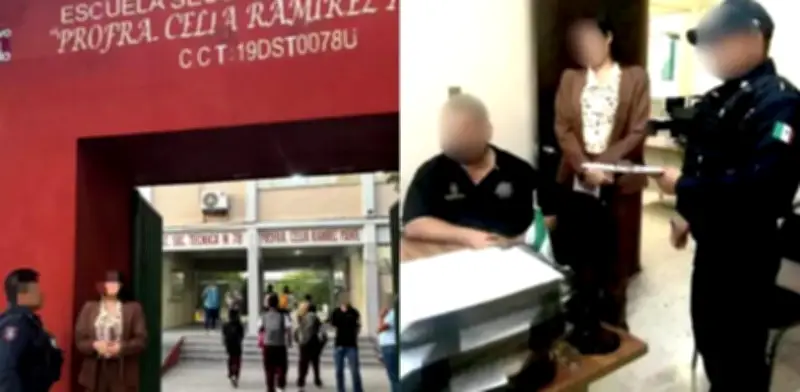 Amenaza con arma en secundaria de Guadalupe provoca despliegue policial masivo
