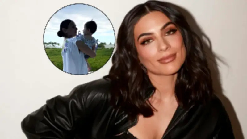 Ana Brenda Contreras comparte tierno video cantando con su bebé Aria