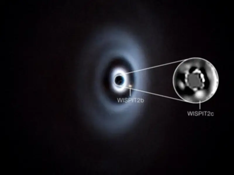 Astrónomos confirman formación de dos planetas gigantes en joven sistema estelar WISPIT 2