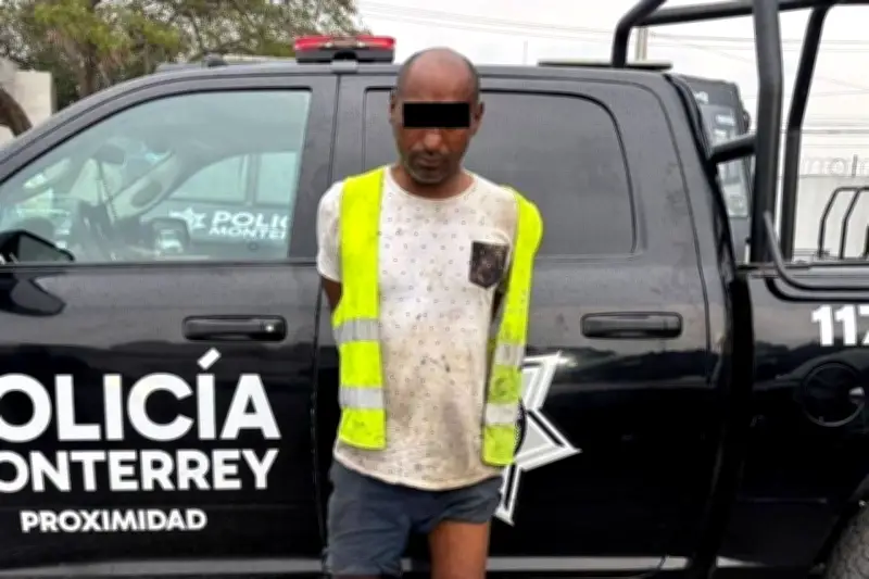 Atacan a hombre con desarmador en el Centro Histórico de Monterrey