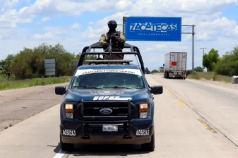 Atentan contra policías en Zacatecas con dron explosivo en emboscada