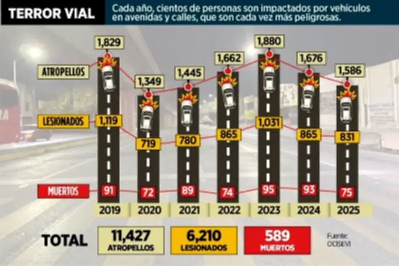 Atropellos en México: 1,600 víctimas anuales y una crisis de seguridad vial
