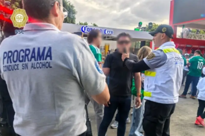 Autoridades implementan pruebas de alcoholemia obligatorias en estadios de fútbol