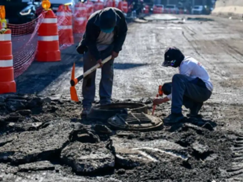 Avanzan obras en Periférico Norte de Naucalpan con 35% de progreso
