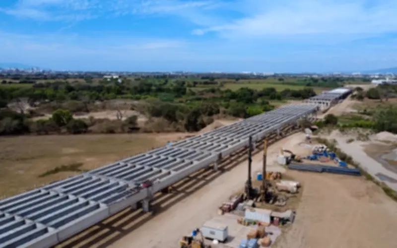 Avanzan trabajos del Puente Amado Nervo entre Jalisco y Nayarit