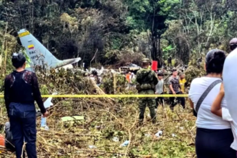 Avión Militar Colombiano con 121 Personas a Bordo se Estrella en el Norte del País