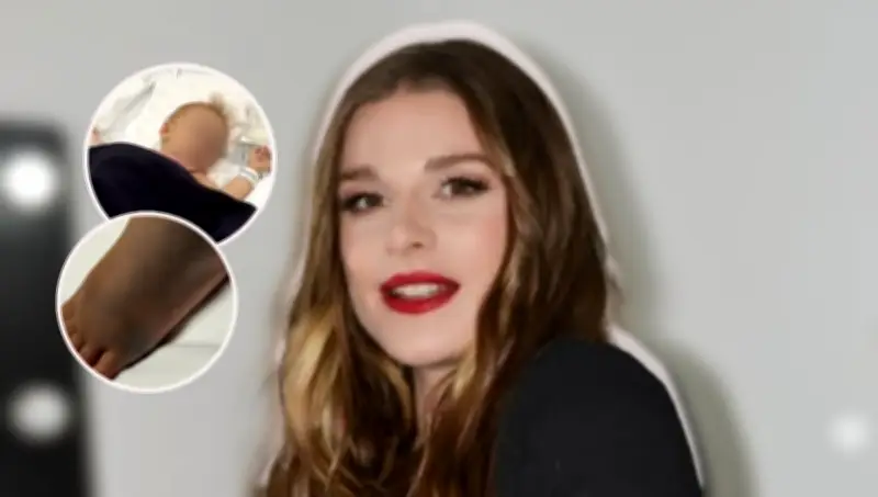 Bebé de actriz Tanza Varela hospitalizada tras picadura de araña violinista