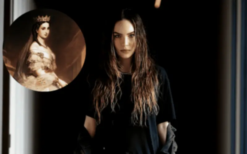 Belinda transformada en Carlota de Habsburgo: Filtran imágenes del rodaje de la serie histórica