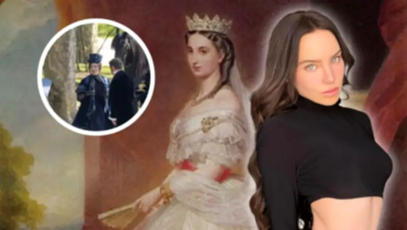 Belinda transformada: Filtran imágenes impactantes como Carlota de Habsburgo en serie HBO