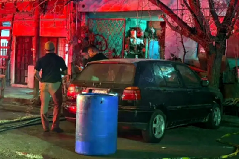 Bomberos controlan incendio en vivienda sin reportar heridos en Nuevo León