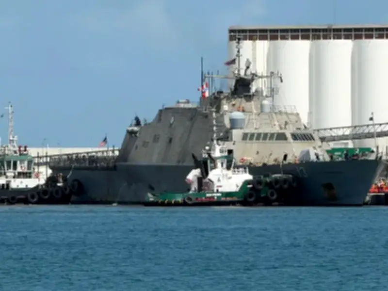 Buque de Guerra de EE.UU. Atraca en Veracruz para Operaciones Antinarcóticos