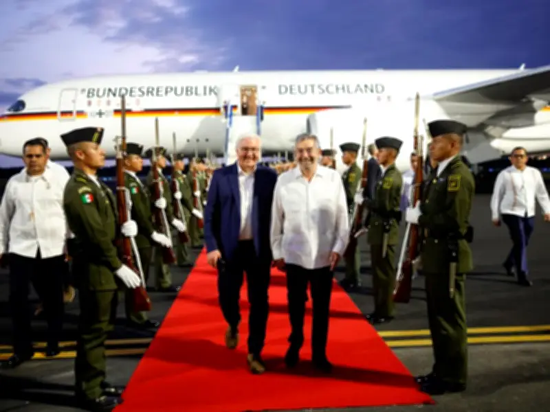 Canciller De la Fuente recibe al presidente alemán Steinmeier en visita oficial a México