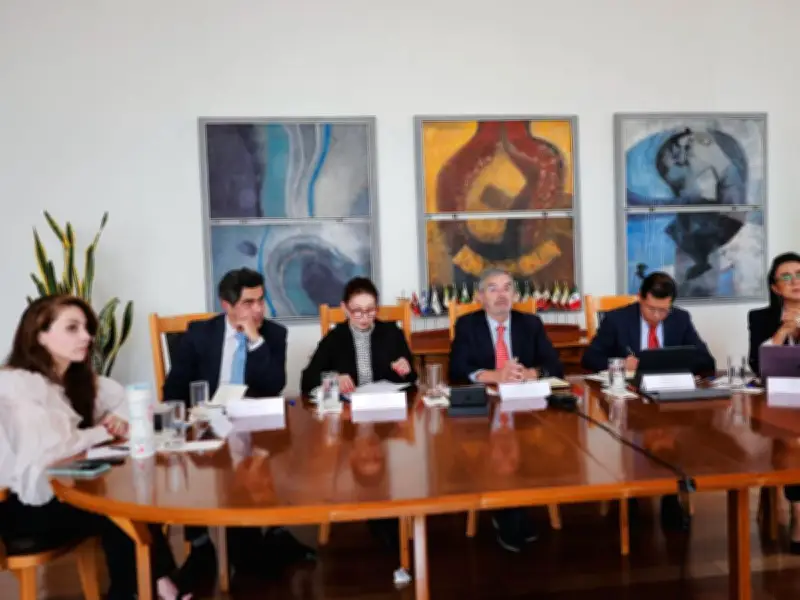 Canciller Ramón de la Fuente coordina con embajadores mexicanos en Medio Oriente