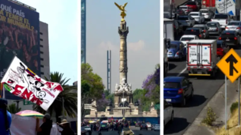 Caos vial paraliza CDMX y Edomex: bloqueos, marchas y cierres programados generan caos