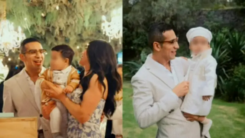 Capi Pérez comparte video inédito del lujoso bautizo y primer año de su hijo Vicente
