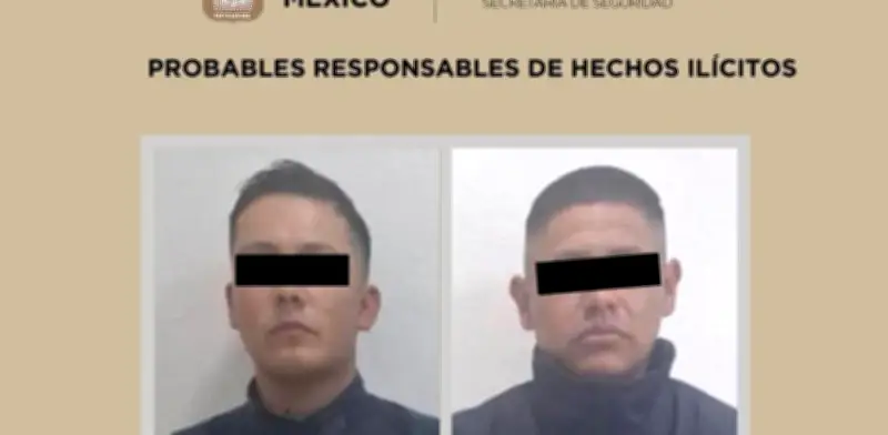 Capturan a dos policías municipales de Chalco por secuestro exprés en Edomex