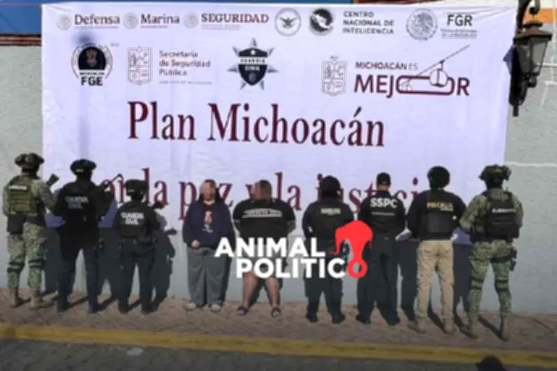 Capturan a 'El Congo', presunto operador del CJNG en Uruapan, vinculado a 'El Mencho'