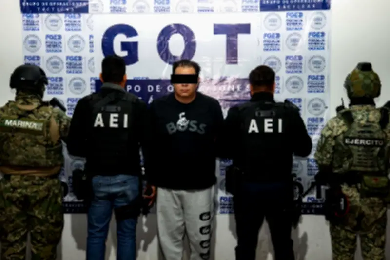 Capturan a 'El Kilo', presunto líder criminal en la frontera Oaxaca-Veracruz