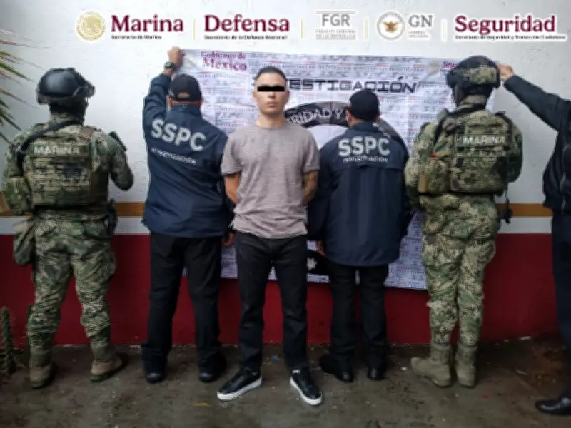 Capturan al 'Lobo Menor', líder de Los Lobos en CDMX, tras operativo policial