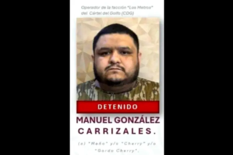 Capturan en Reynosa a presunto integrante de célula criminal vinculada al Cártel del Golfo