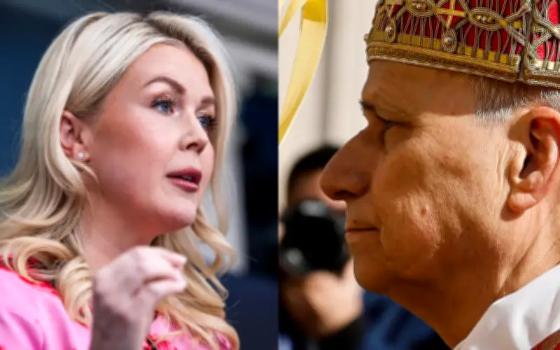 Casa Blanca defiende orar por tropas en Irán tras críticas del Papa León XIV