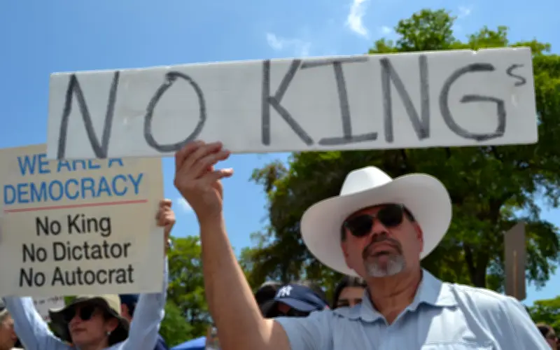 Casa Blanca minimiza protestas masivas 'No Kings' contra Trump en Estados Unidos