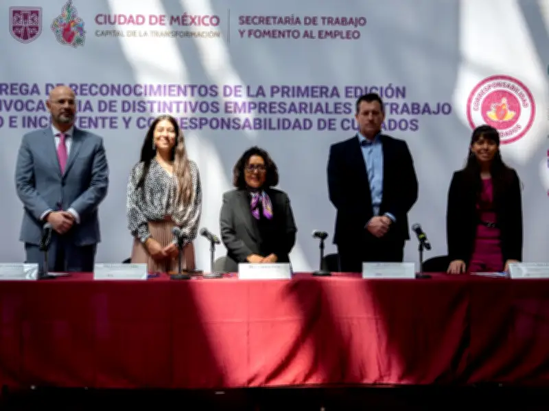 CDMX otorga 45 distintivos a empresas por impulsar trabajo digno e inclusión laboral
